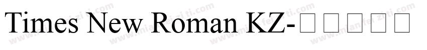 Times New Roman KZ字体转换